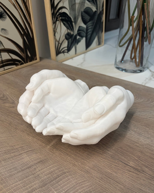 Armonia in Quattro Mani | 26 cm | Bianco